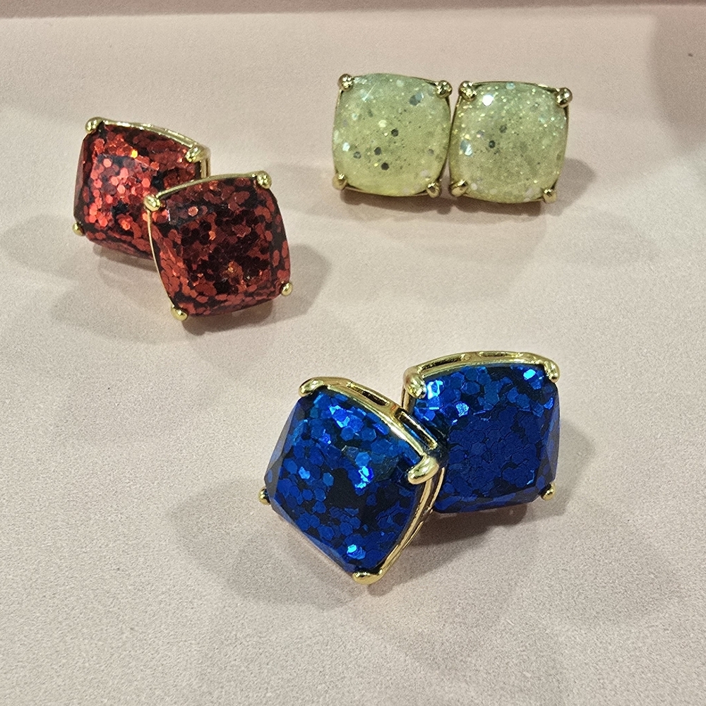 Kate Spade Square Cushion Earrings